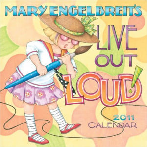 mary engelbreit live out loud 2011 mini wall calendar by mary ...