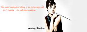 Audrey Hepburn quote by vanessutza