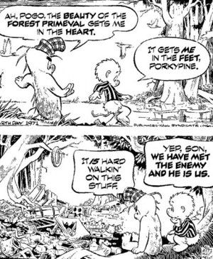 Above is Walt Kelly's famous 