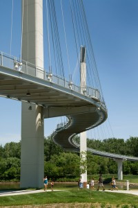 ... Omaha opened the Bob Kerrey Pedestrian Bridge on September 28, 2008