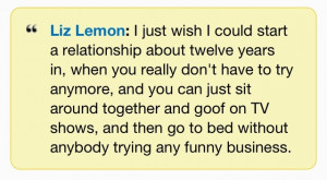 30 Rock:Liz lemon quote