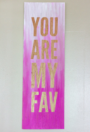 diy ombre quote wall art 3