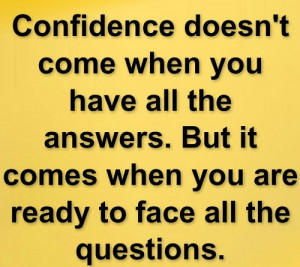 Confidence Quotes Awesome