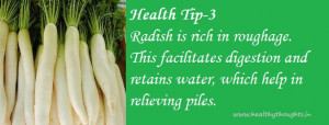 Health Tip of The Day- Radish Good for Digestion