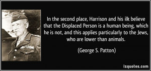 In the second place, Harrison and his ilk believe that the Displaced ...