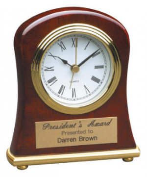 Corporate Awards | Piano Finish Engraved Clocks | Motocross | Glass ...
