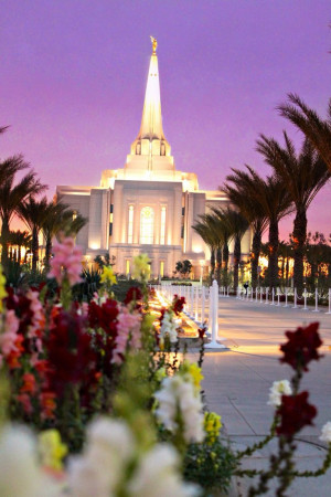 Gilbert Arizona LDS temple. This temple is every special toe because I ...