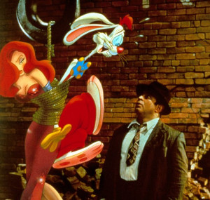 Hallucination?... Bob in 'Roger Rabbit' (Credit: Rex Features)