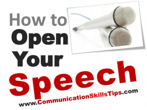 How to Start Your Speech/ Presentation