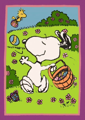 Snoopy on Easter