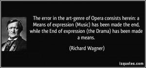 The error in the art-genre of Opera consists herein: a Means of ...
