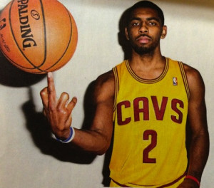 Photo of the Day: Kyrie Irving giving you the finger