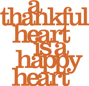am Thankful, What are you thankful for?