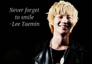 SHINee Lee Taemin quote