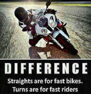 Biker life, there is a difference, hanging out in the curves, knee ...