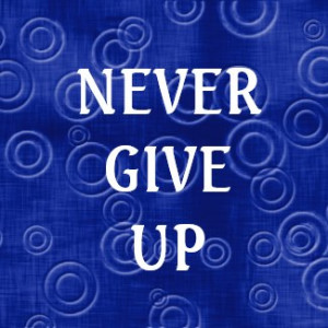 word quote never give up magnet by semas87 browse other 3 word quote ...