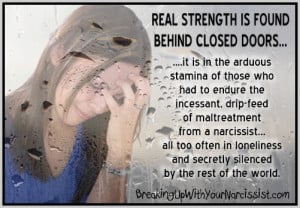 REAL STRENGTH IS FOUND BEHIND CLOSED DOORS...