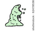 Slime Monster Cartoon Stock