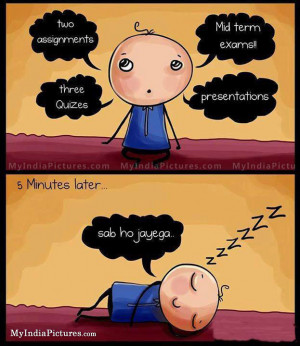 College School Life and Assignment Funny