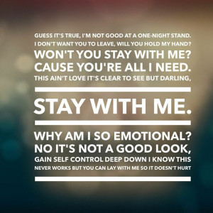 Sam Smith Stay With Me Lyrics, Sam Smith Song Quotes, Sam Smith Quotes ...