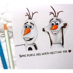 Olaf - Original Drawing by (vivianhitsugaya or http://www.colour-to ...