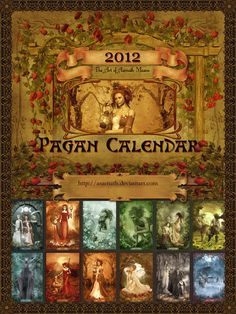 Pagan Holidays - beautifully painted More