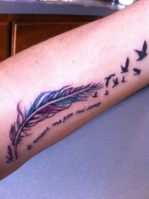 Feather Tattoo Catieisavandire