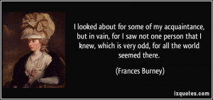 More Frances Burney Quotes