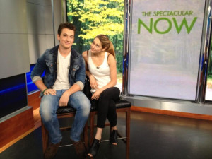 ... these adorable pictures of Miles Teller & Shailene Woodley @TheSpecNow