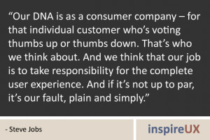 Our DNA is as a consumer company – for that individual customer who ...