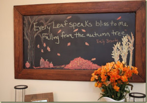 thanksgiving chalkboard from finding home online i love the fall quote ...