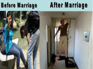 Funny boys Vs Girls Before marriage and After marriage photos