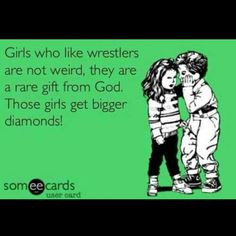 didn't even watch wrestling till my boyfriend got me into it. Now I ...
