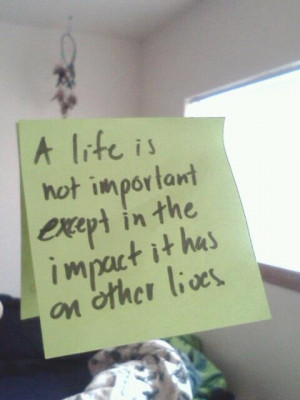 Jackie Robinson Quote :)