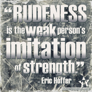 rudeness famous collection of the e a little rudeness ations