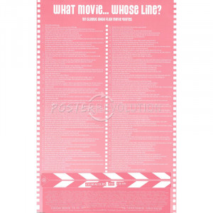 What Movie, Whose Line? Movie (Chick Flicks Movie Quotes) Poster