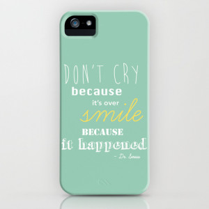 Dr. Seuss Quote iPhone & iPod Case