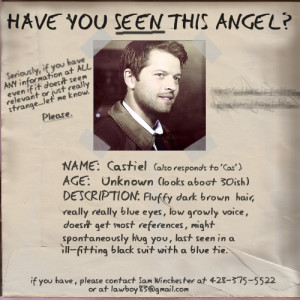 Missing Angel - castiel Photo