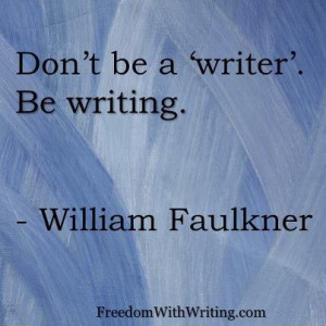William Faulkner wrote 
