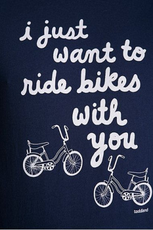 just want to ride bikes with you. http://bike2power.com