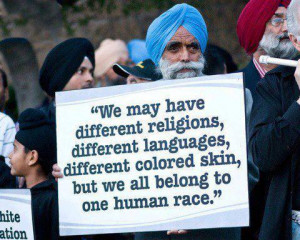 Quote on One Human Race