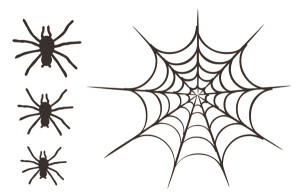 ... - Halloween Collection - Cardstock Laser Die Cut Pieces - Spider Web