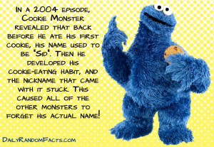 Cookie Monster fact