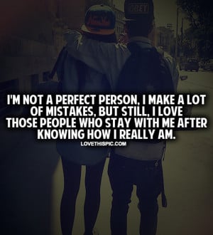 love it i m not a perfect person