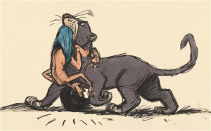 Initial sketches for Walk Disney's The Jungle Book Photo: Disney