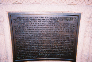 gettysburg address Image