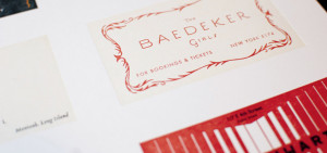The Great Gatsby Business Cards (close-up)
