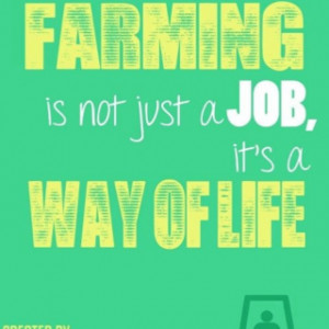 Agriculture! The American farmer feeds us all - we owe them a debt of ...