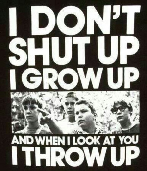 Stand By Me movie quote ultimate comeback insult