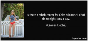 Is there a rehab center for Coke drinkers? I drink six to eight cans a ...